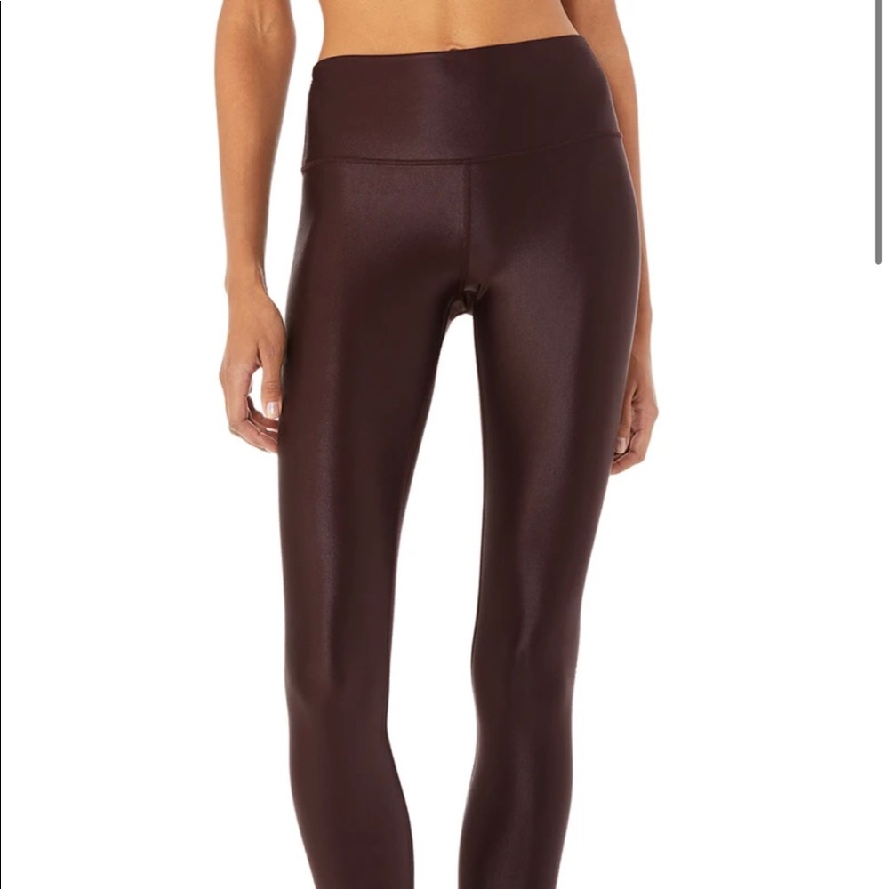 Metallic wine color ALO LEGGINGS - M